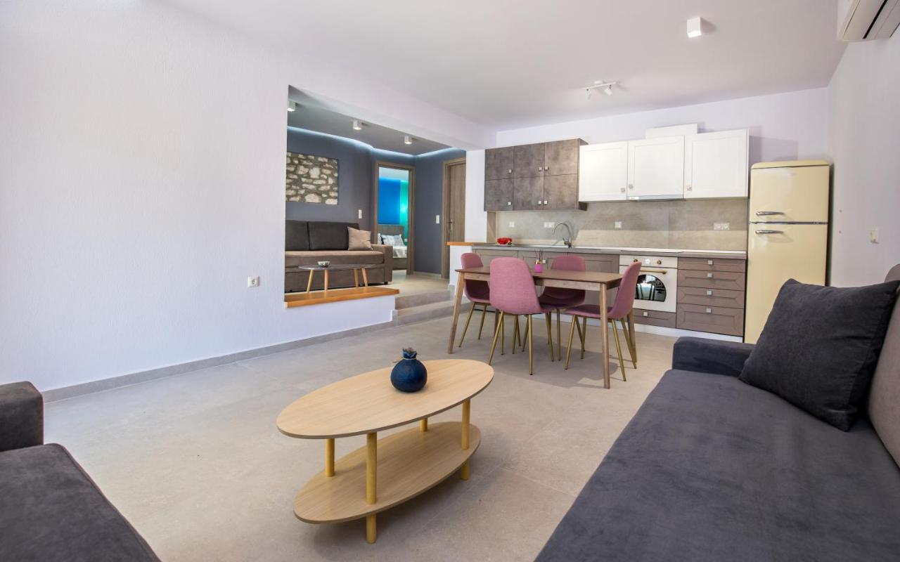 Oikos Daretsou Apartment Theologos  Bagian luar foto